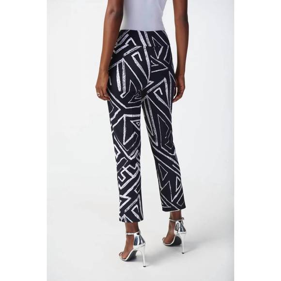 NEW JOSEPH RIBKOFF abstract pant in black & white